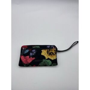 Vintage Vera Bradley Havana Rose Grab & Go Wristlet Wallet‎ Quilted